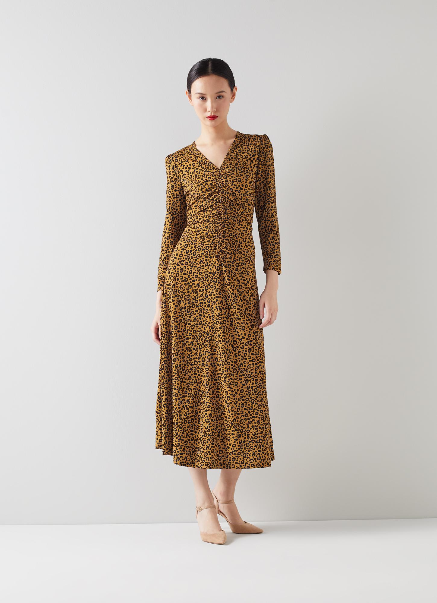 Fashion lk bennett leopard print dress